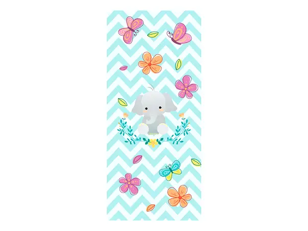 sticker usa bleu elefantel