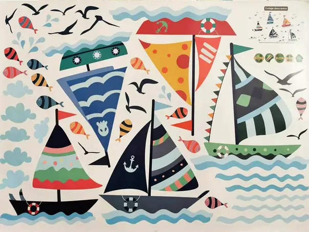 stickere baie barcute colorate