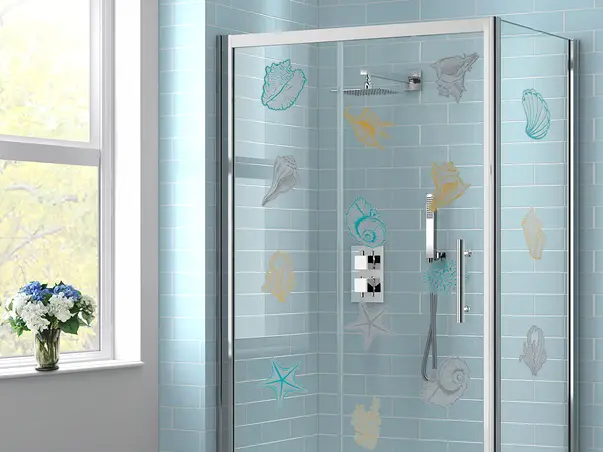 stickere cabina dus folina model scoici