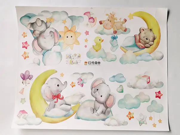 stickere camera bebe folina animalute