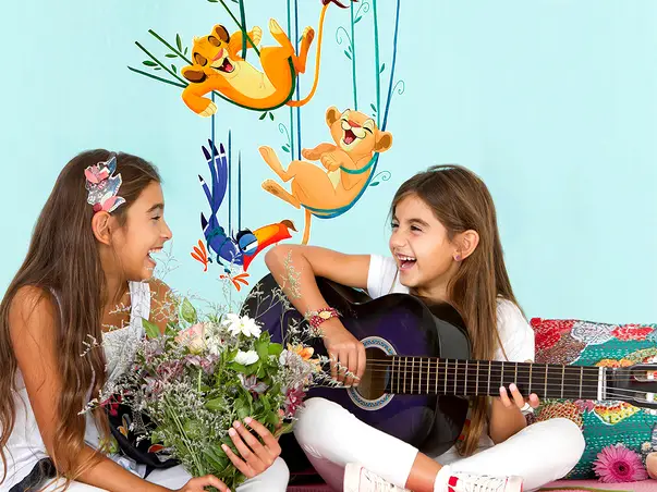 stickere camera copii personaje disney regele leu relax