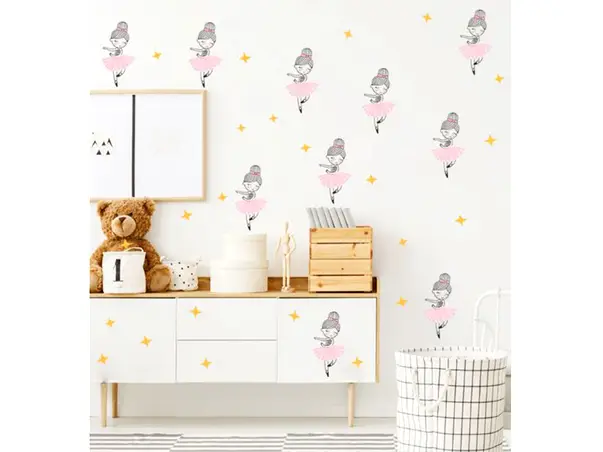stickere copii folina balerine si stelute