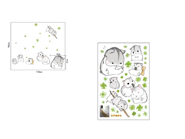 stickere copii folina hamsteri