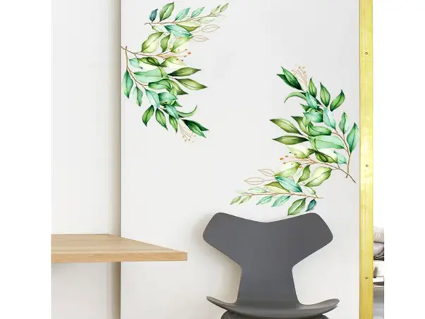 stickere crengi verzi watercolor