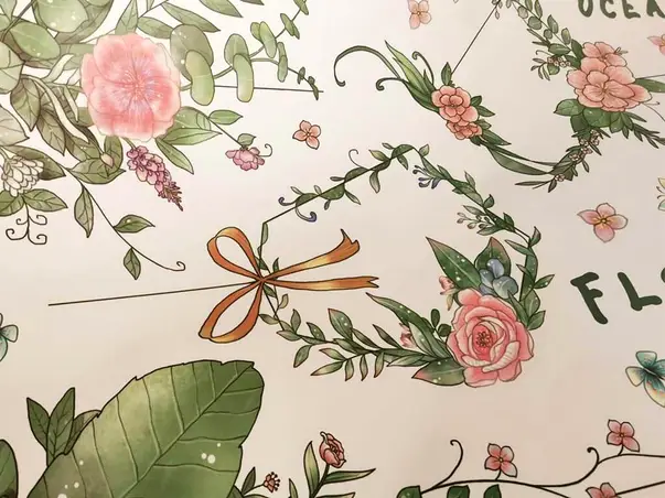 stickere decorative coronite flori