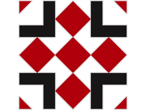 stickere faianta igit folina model negru rosu