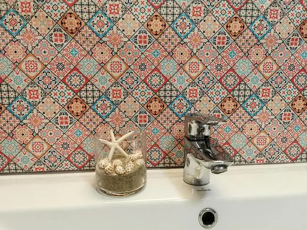 stickere faianta model bej