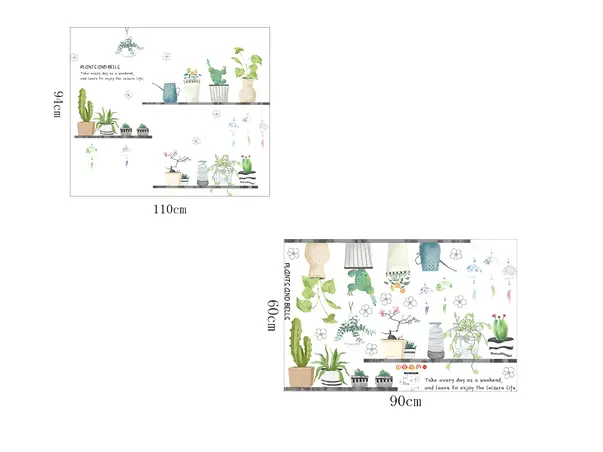 stickere flori folina decor ghivece cu flori