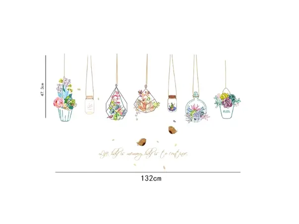 stickere flori folina decor multicolor