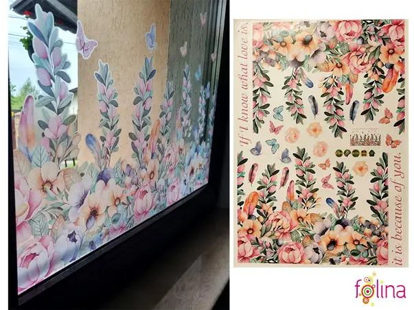 stickere flori tip bordura