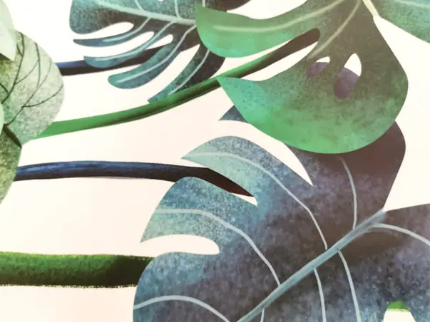 stickere frunze verzi exotice