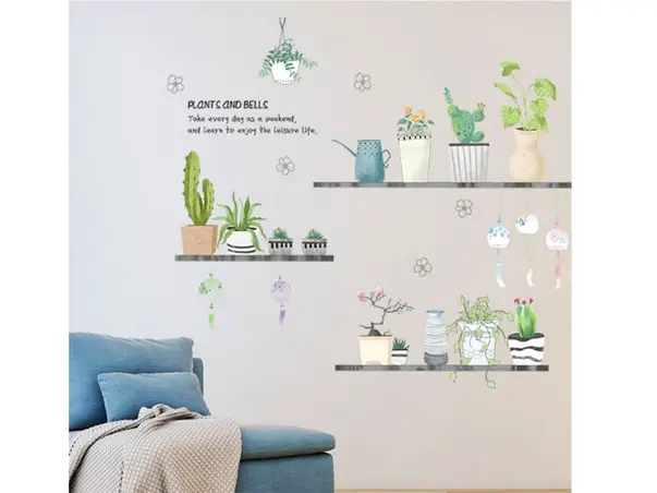 stickere ghivece cu flori