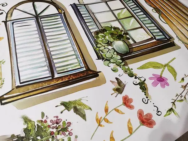 stickere model fereastra