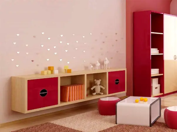 stickere oglinda inimioare