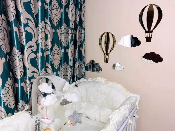 stickere oglinda nori si baloane