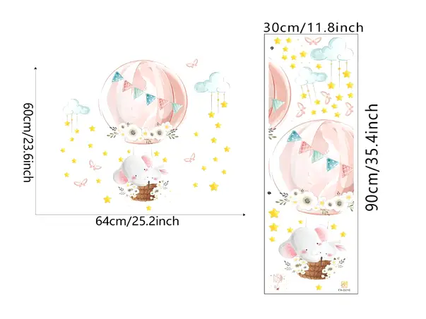 stickere perete camera bebe