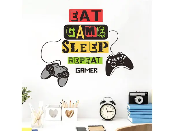 stickere perete camera gamer