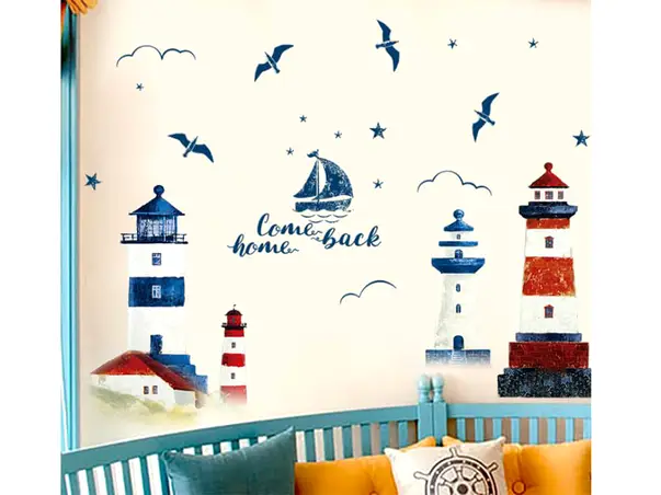 stickere perete folina decor marin