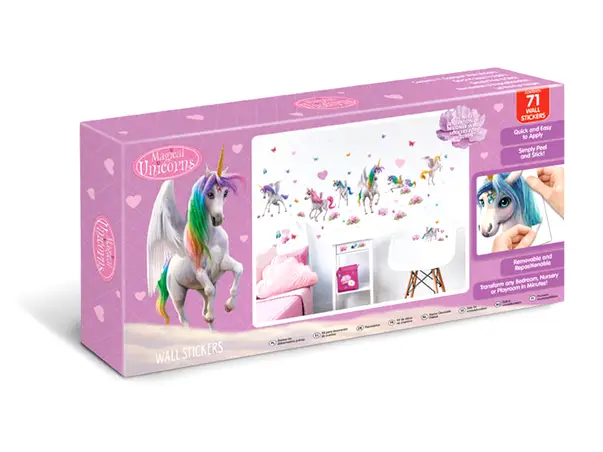 stickere perete unicorni