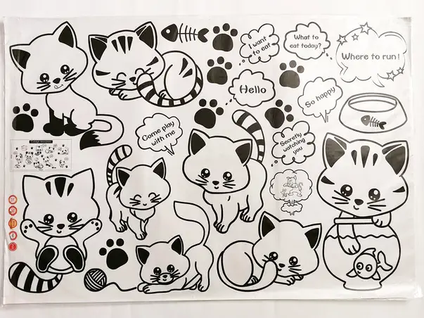 stickere pisici jucause