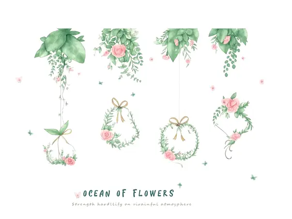 stickere plante verzi folina