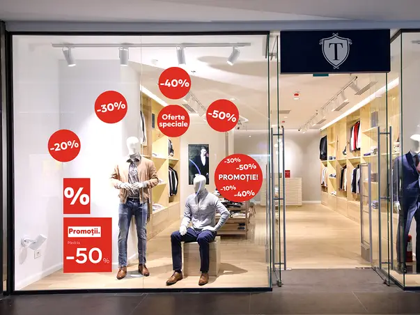 stickere promotionale repozitionabile pentru reducere s5