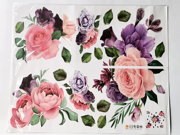 stickere trandafiri roz