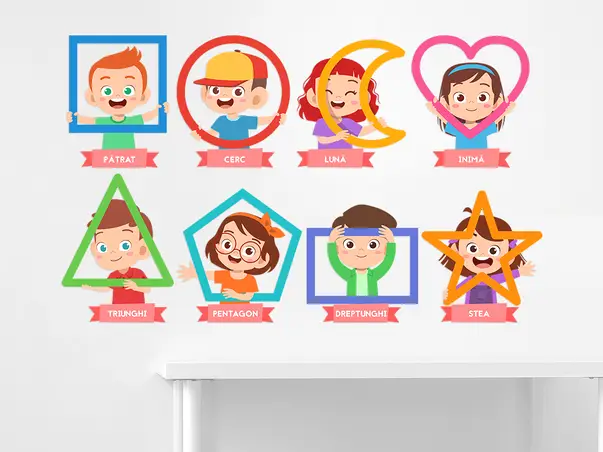 stricker copii forme geometrice color u1