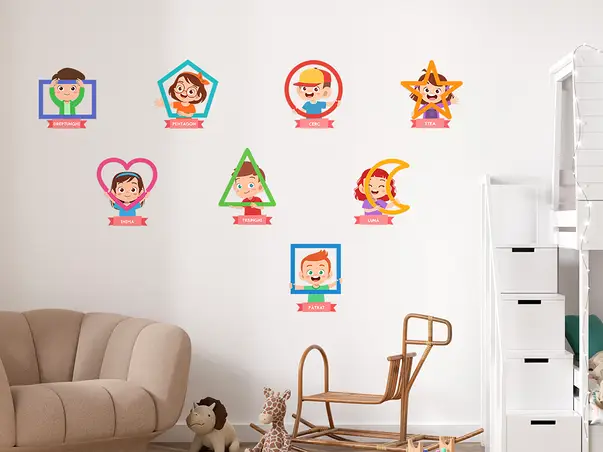 stricker copii forme geometrice color u3