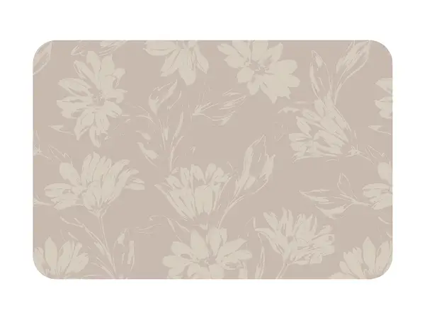 suport farfurie din pvc bej cu model floral