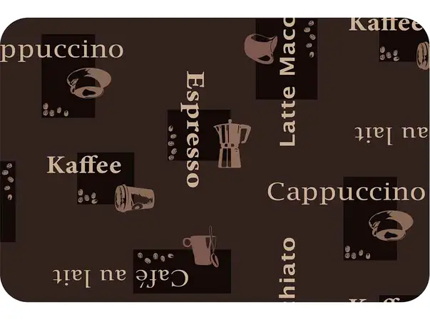 suport farfurie maro capuccino