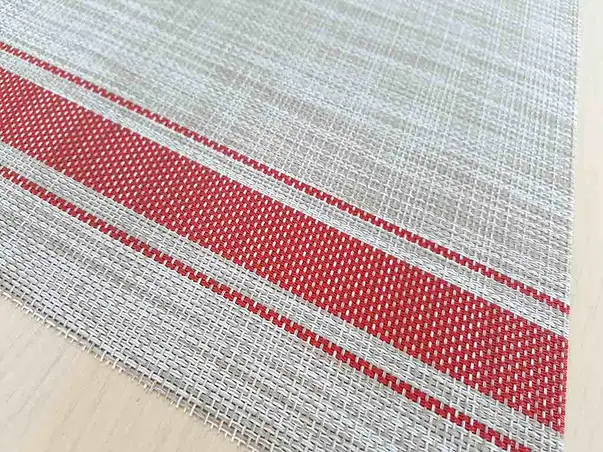 suport farfurie masa rosu pvc Rita