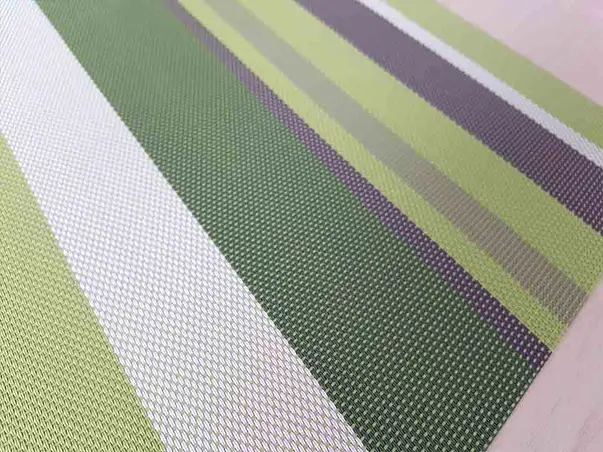 suport farfurie masa verde pvc Claris