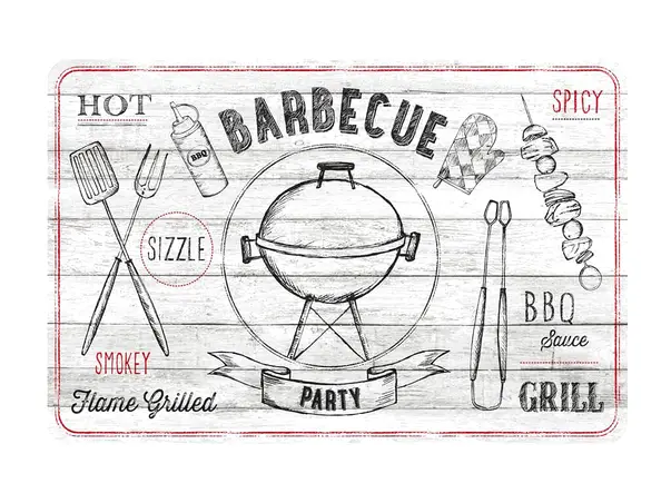 suport farfurie pvc barbecue dcfix 29 44 cm