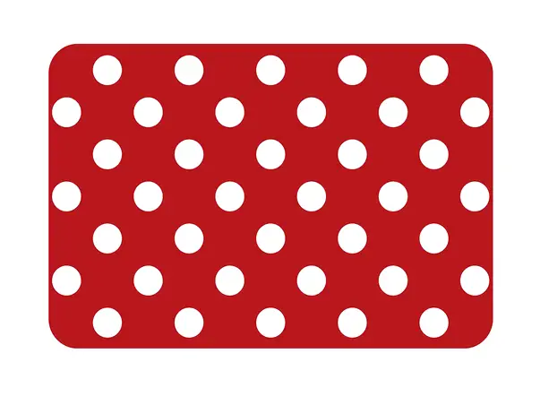 suport farfurie pvc venito dcfix rosu cu buline albe 29 44 cm