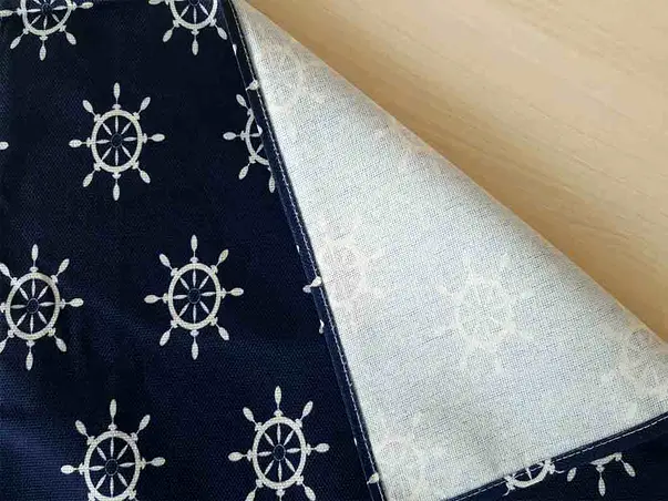 suport farfurie textil imprimat Marina folina