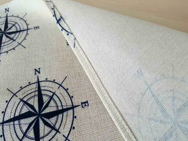 suport farfurie textil imprimat busola folina