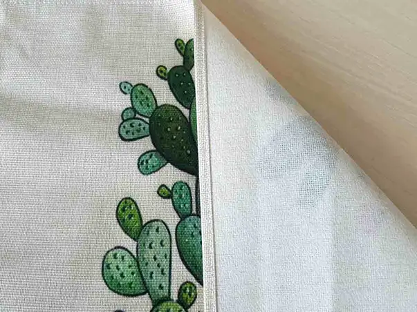 suport farfurie textil imprimat cactus folina