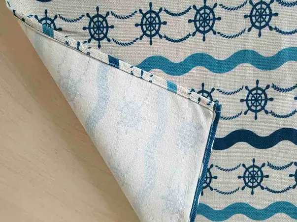 suport farfurie textil imprimat valuri folina stx05