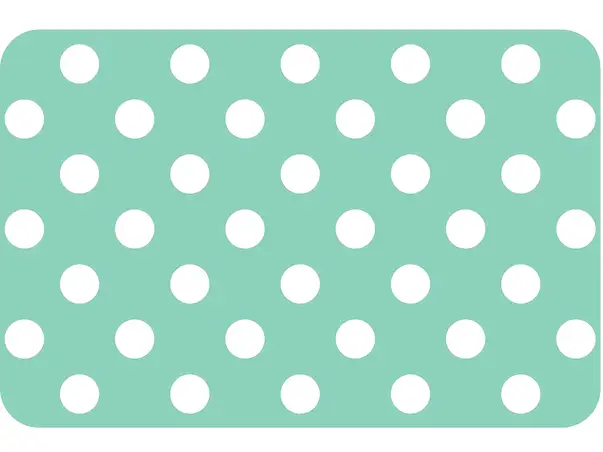 suport farfurie verde mint cu buline venito