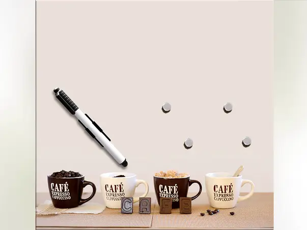 tabla magnetica Coffee family detaliu