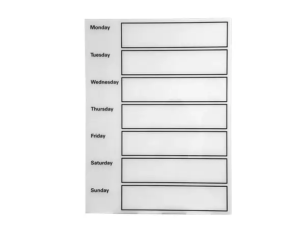 tabla magnetica alba my week