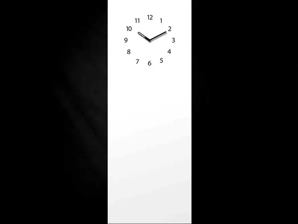 tabla magnetica cu ceas alba