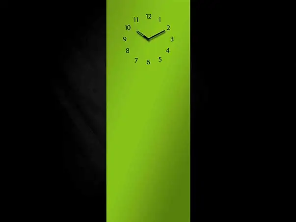 tabla magnetica cu ceas verde