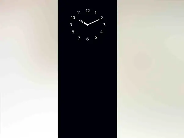 tabla magnetica neagra cu ceas eurographics