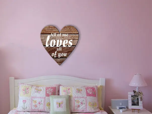 tablou mesaj inima all of me