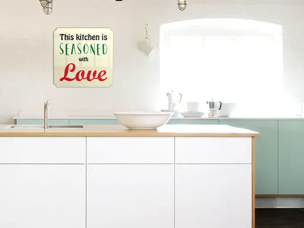 tablou mesaj kitchen