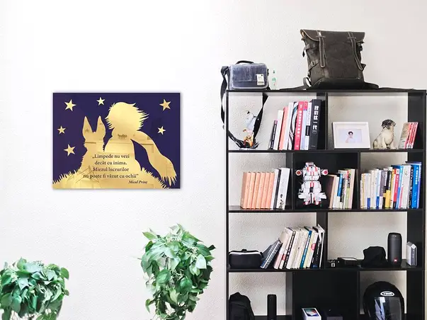 tablou mesaj micul print