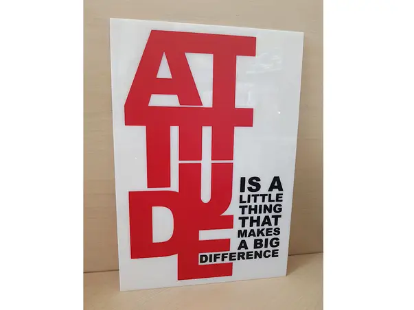 tablou mesaj motivational atitudine