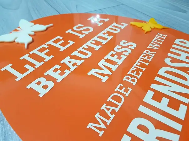 tablou mesaj motivational prietenie